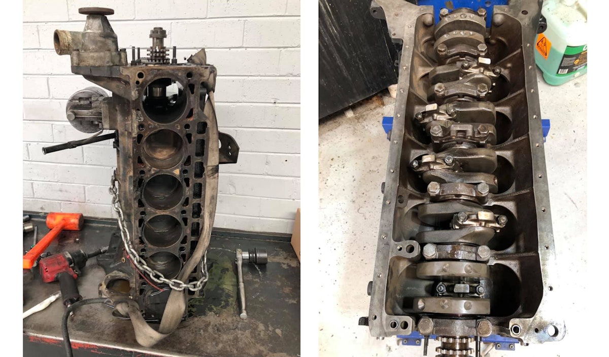 BMW engine rebuild by Geoff Perry Motors 4 & 5
